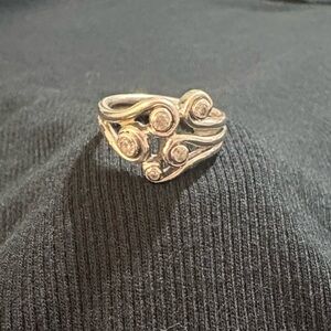 Pandora Silver Swirl Ring